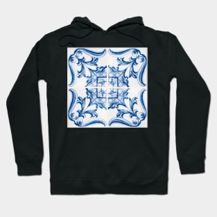 Traditional Portuguese glazed tiles Hoodie